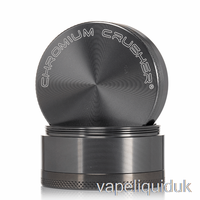 Chromium Crusher 2.2inch 4-Piece Grinder Grey Vape Liquid